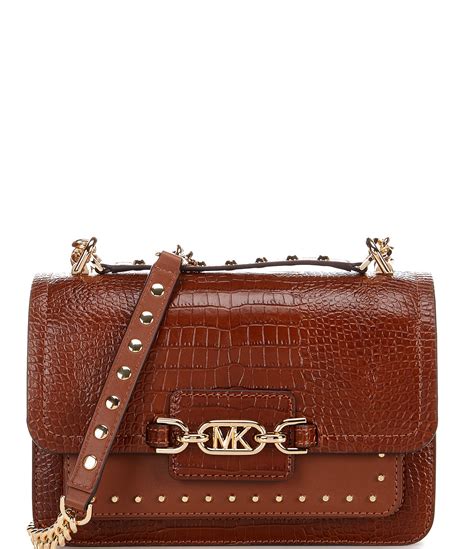 michael kors croc embossed bag.